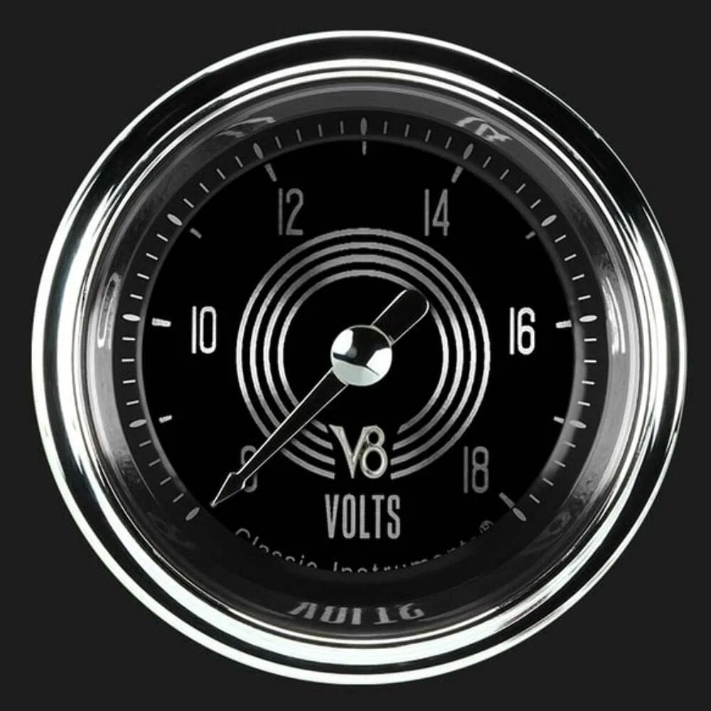 V8 Speedster 2 1_8_ Voltage Gauge V8SR130SHC